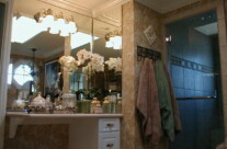 Custom Mirrors and Shower Door